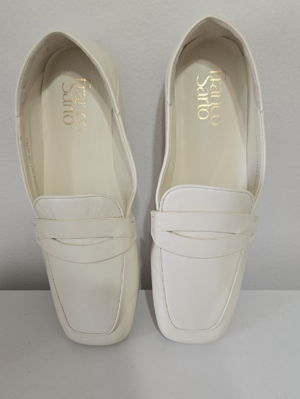 Franco Sarto Cream  Penny Loafers